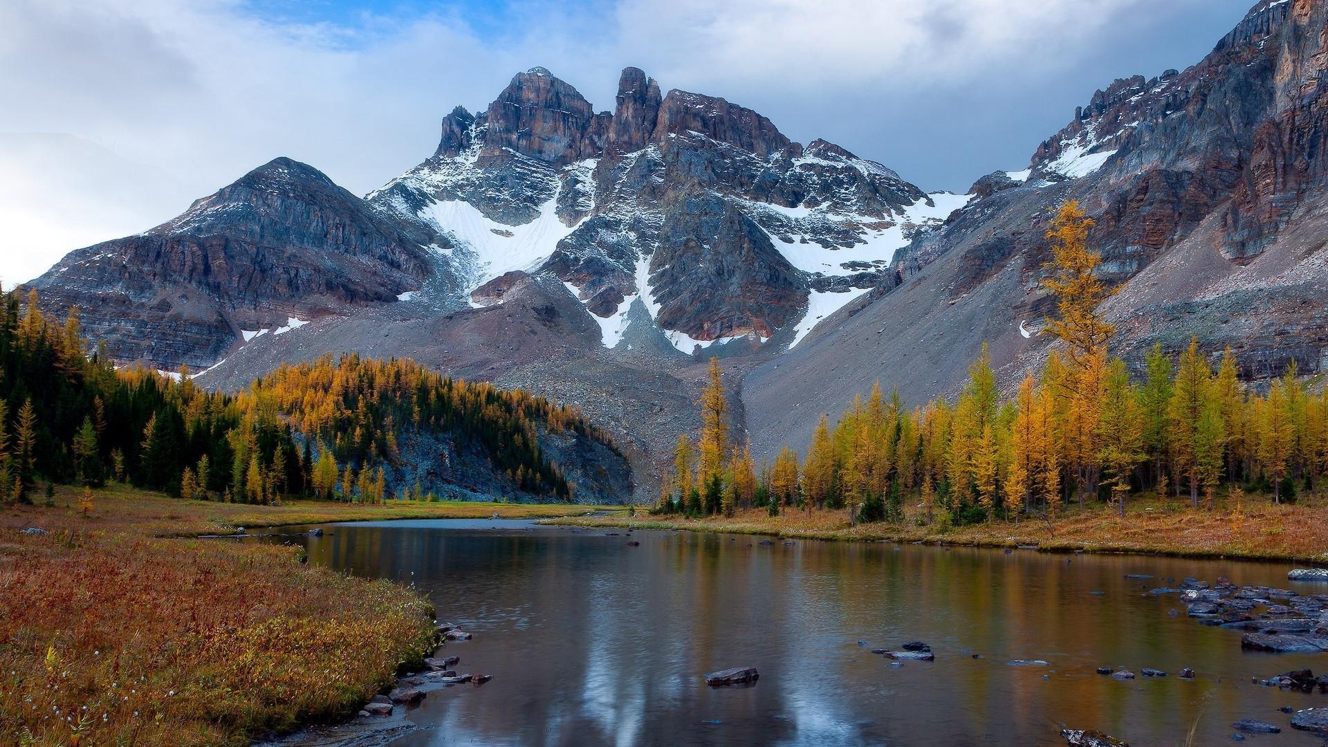 1920x1080 British columbia canada larch mount assiniboine canadian rockies, Desktop