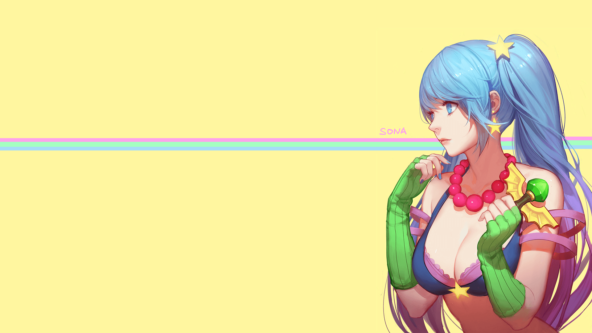 1920x1080 Sona (League Of Legends) HD Wallpaper, Desktop