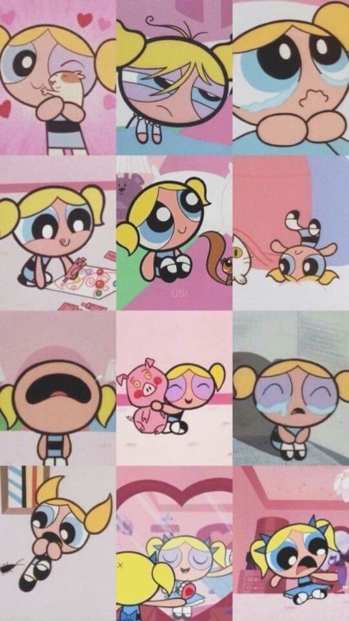 720x1280 Aesthetic Cartoon Wallpaper Powerpuff Girls, Phone