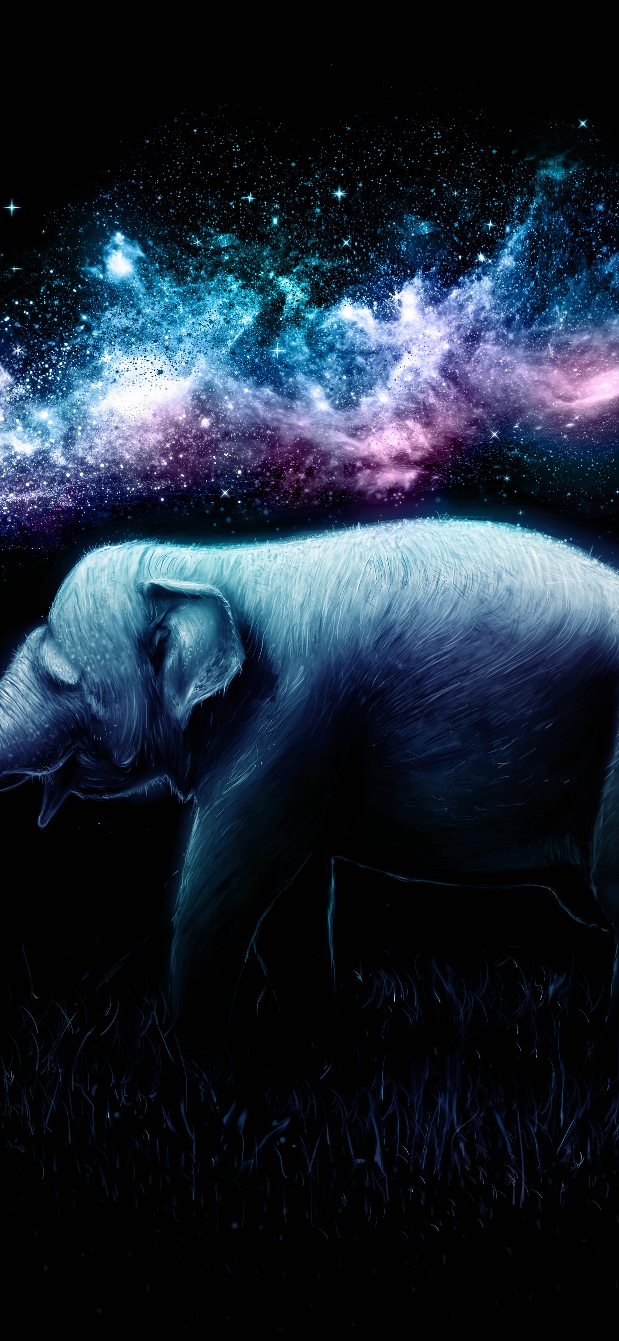 1250x2690 Elephant Wallpaper 4K, Colorful, Surreal, Fantasy, Phone