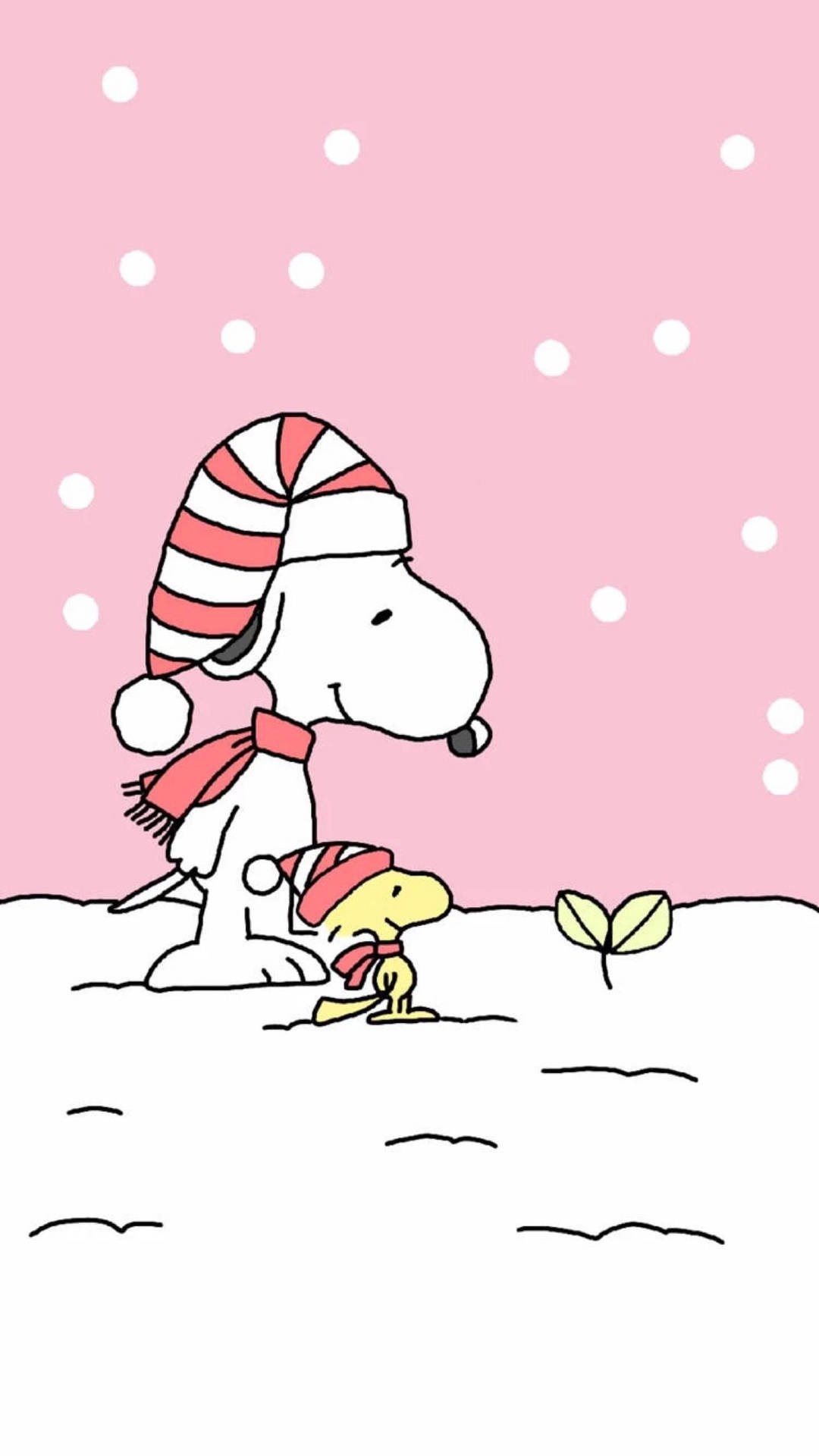 1080x1920 Download free Snoopy Christmas Plant, Phone