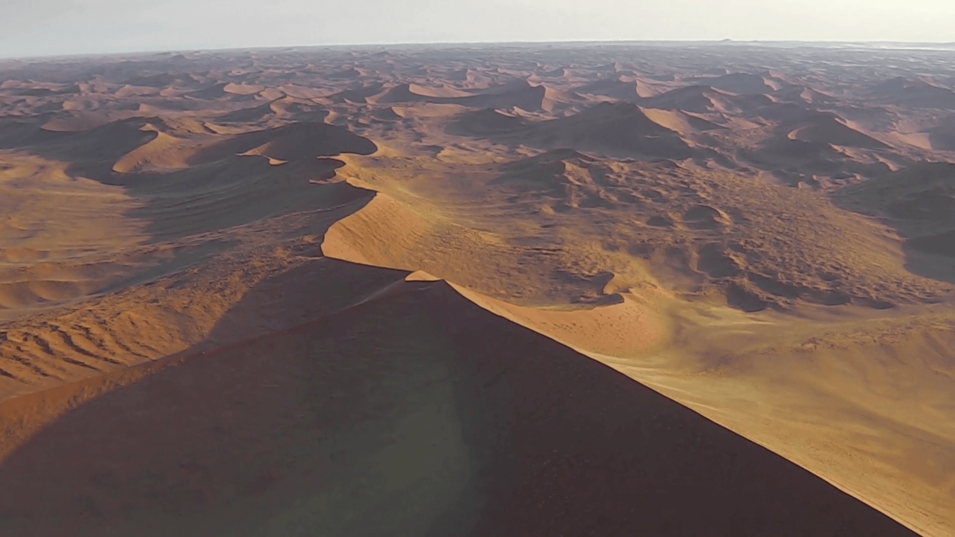 1920x1080 Aerial view of the Sossusvlei desert in the Namib Naukluft, Desktop