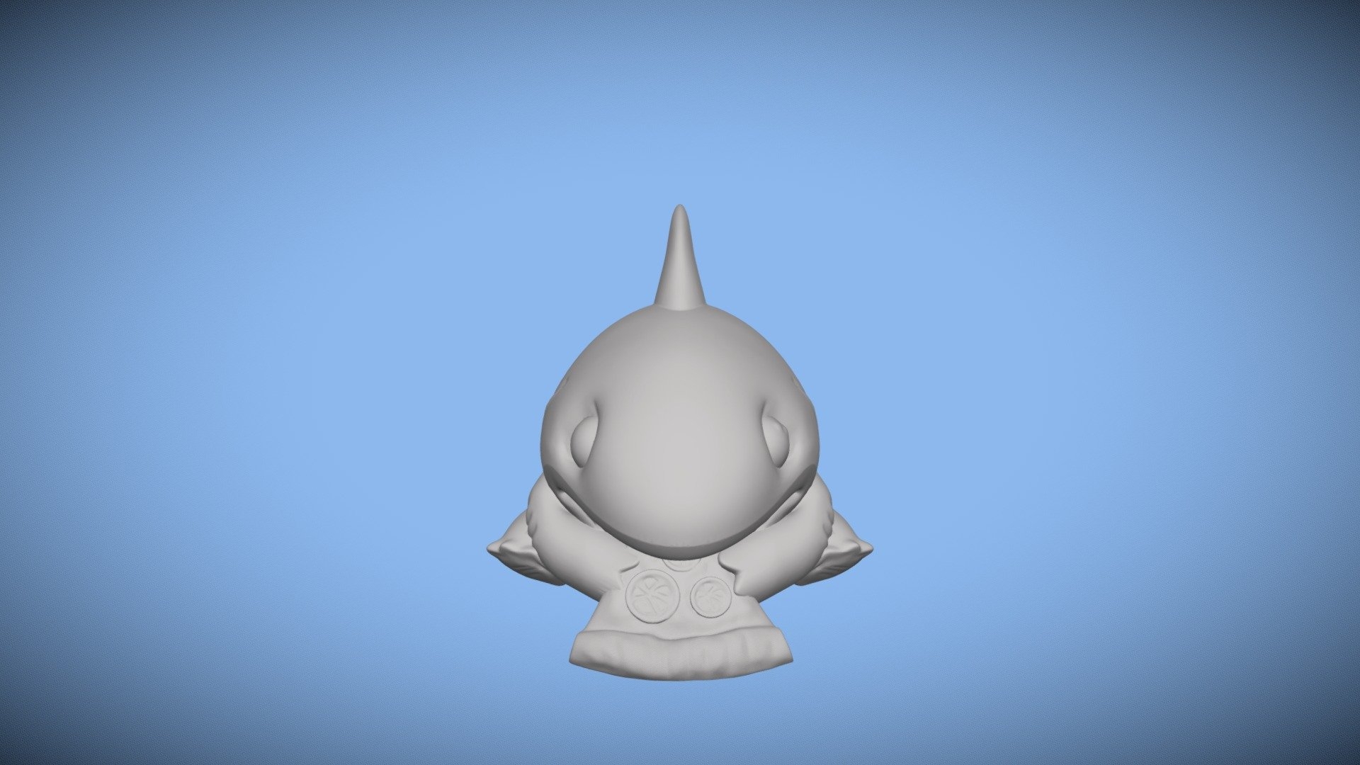 1920x1080 Jeff Shark 3D print model, Desktop