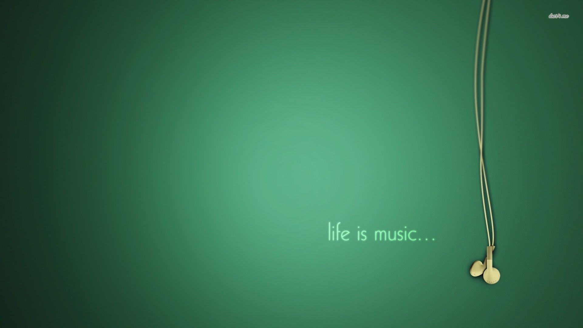 1920x1080 Music Is My Life Wallpaper For Boys, Desktop