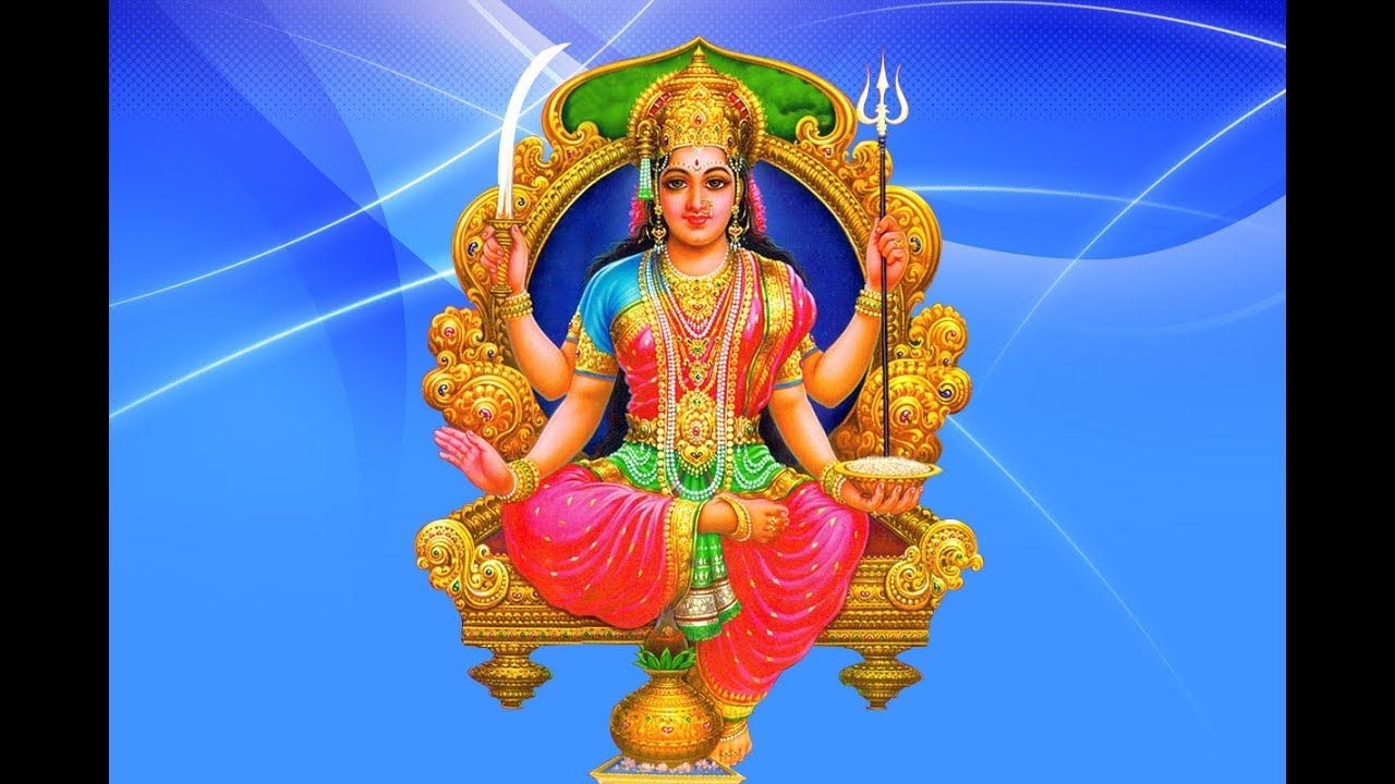 1280x720 Blessed with Maa Beautiful Santoshi Devi Image, Maa Santoshi Devi, Desktop