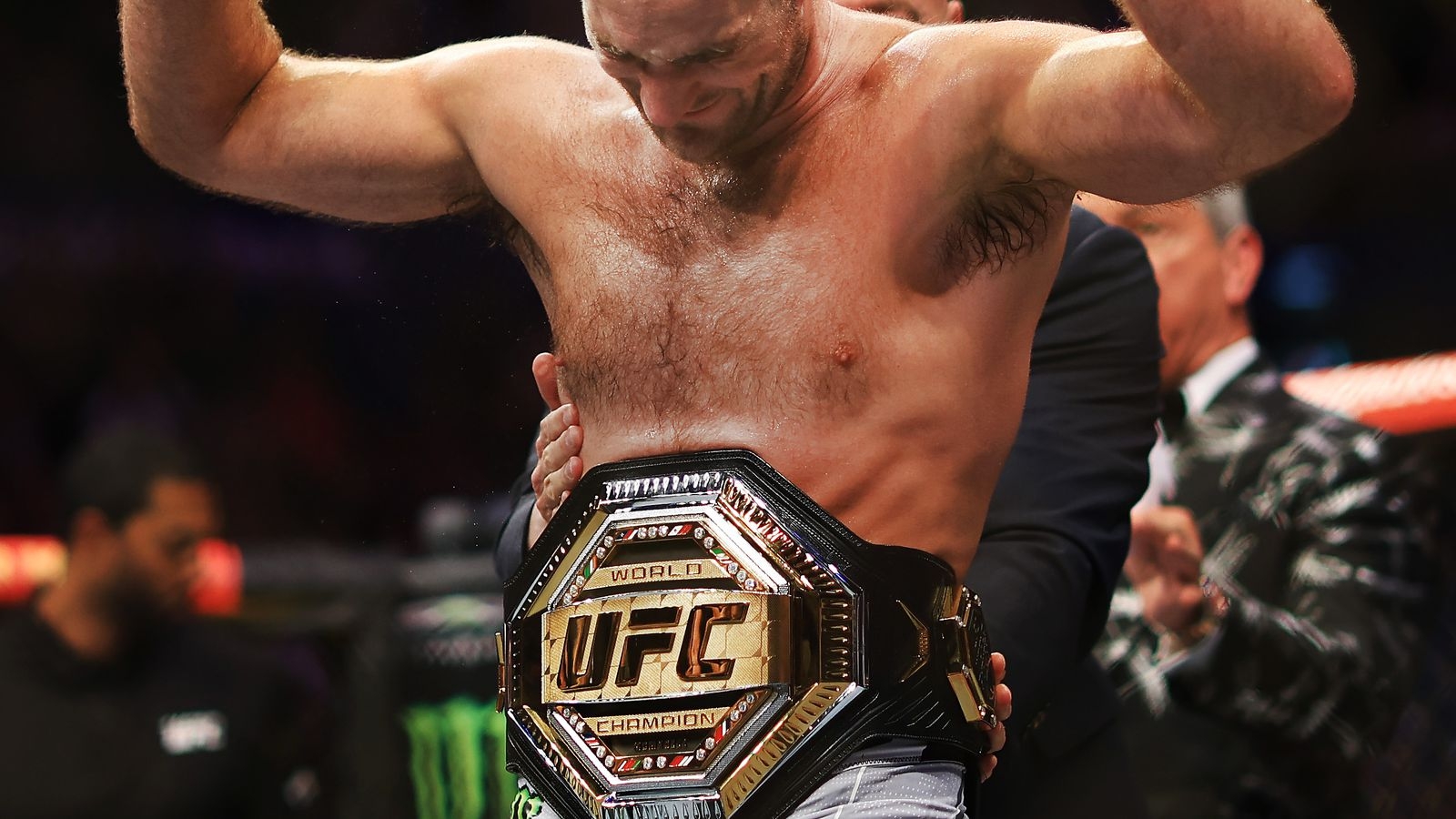 1600x900 UFC Middleweight champion Sean Strickland fix ensures broken belt remains intact, Desktop