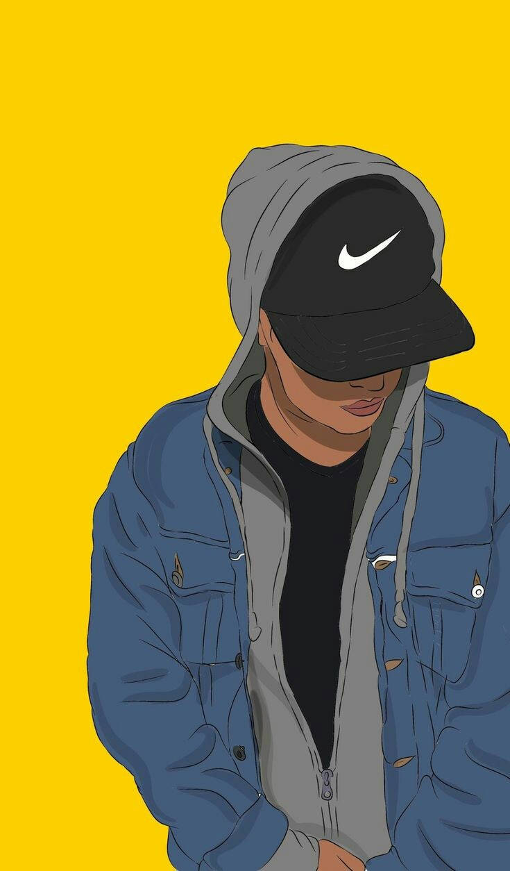 740x1260 Download Boy In Nike Cap Swag Wallpaper, Phone