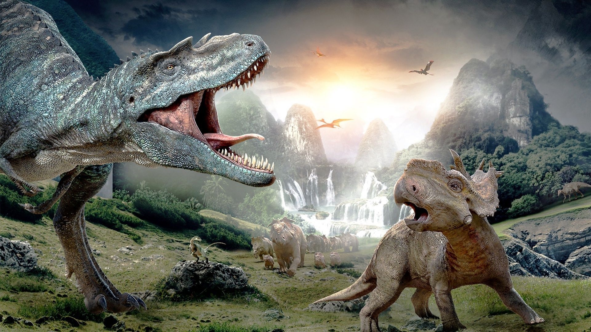 1920x1080 Dinosaur Genovic Wallpaper. Dinosaur picture, Desktop