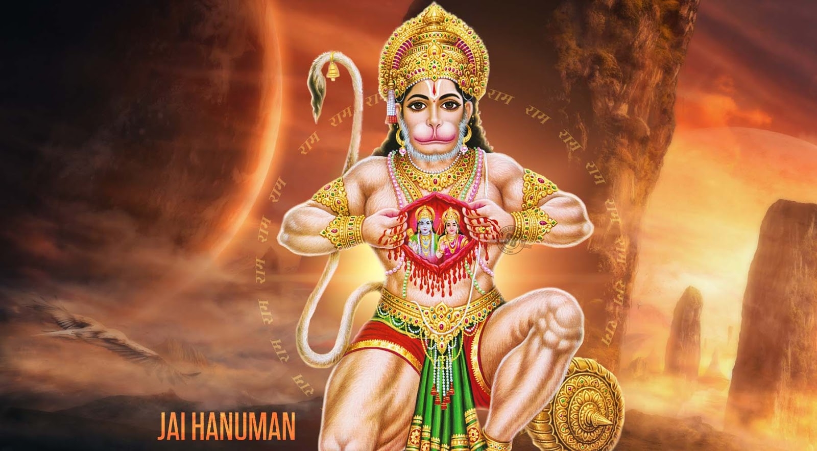 1600x890 Lord Hanuman Image & HD Bajrang Bali Hanuman Photo Download, Desktop