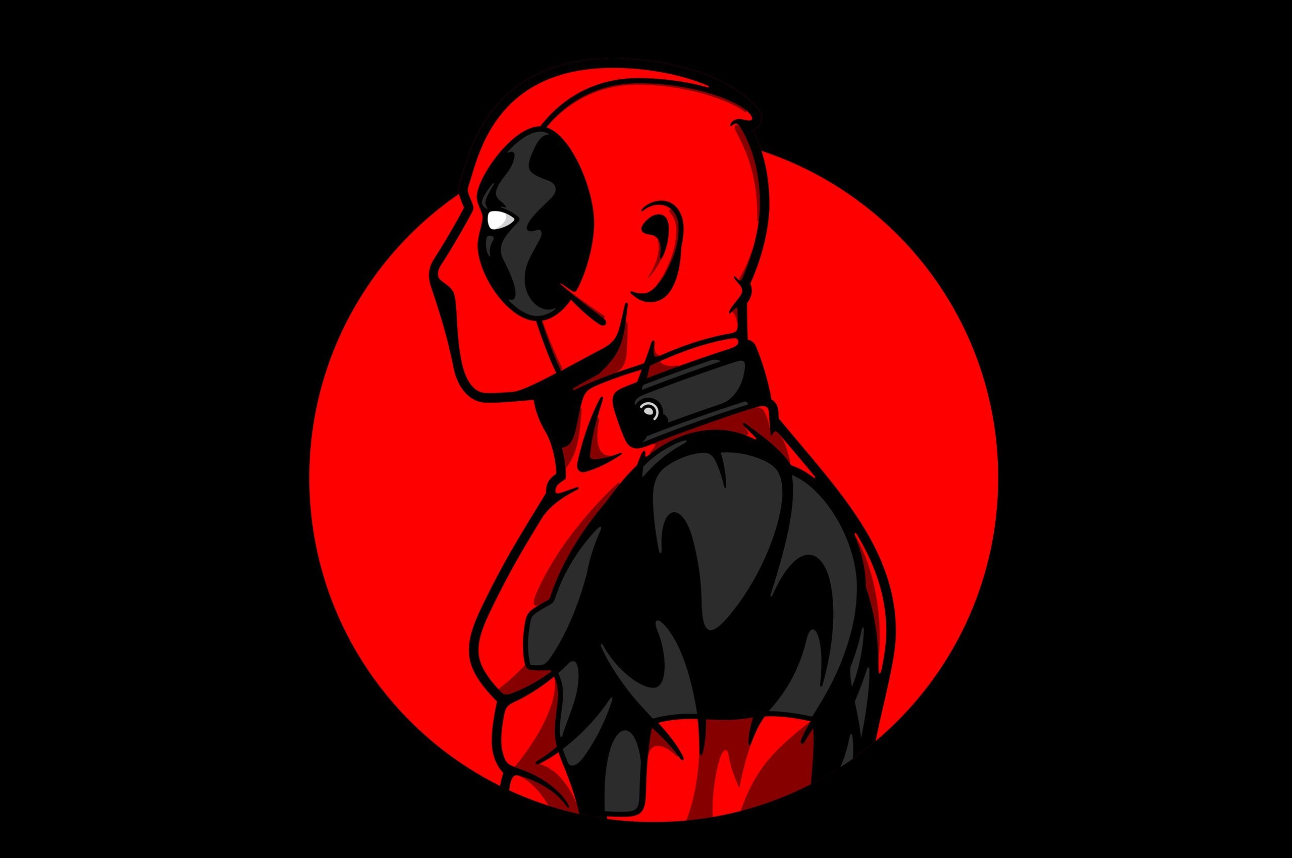 2560x1700 Deadpool Dark Minimal Art 4k Chromebook Pixel HD 4k Wallpaper, Image, Background, Photo and Picture, Desktop