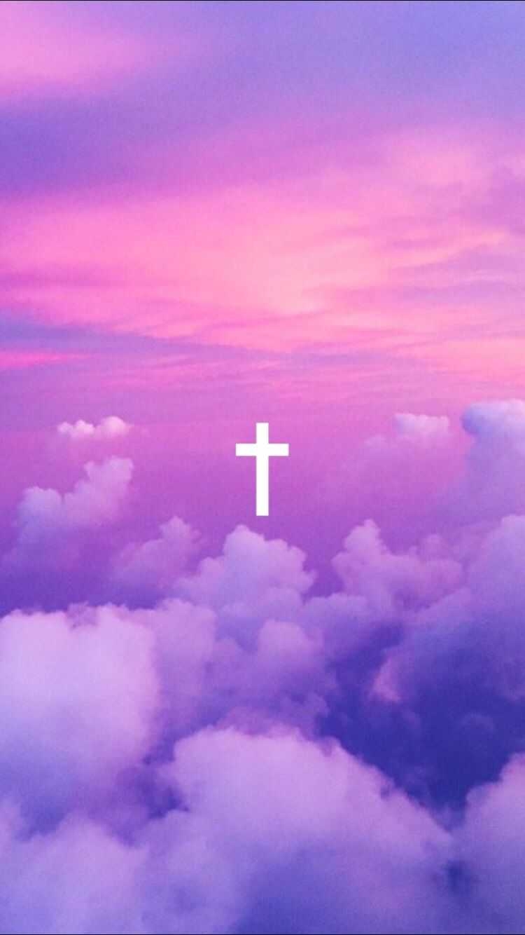 750x1340 Computer Wallpaper Asthetic Cross, Phone