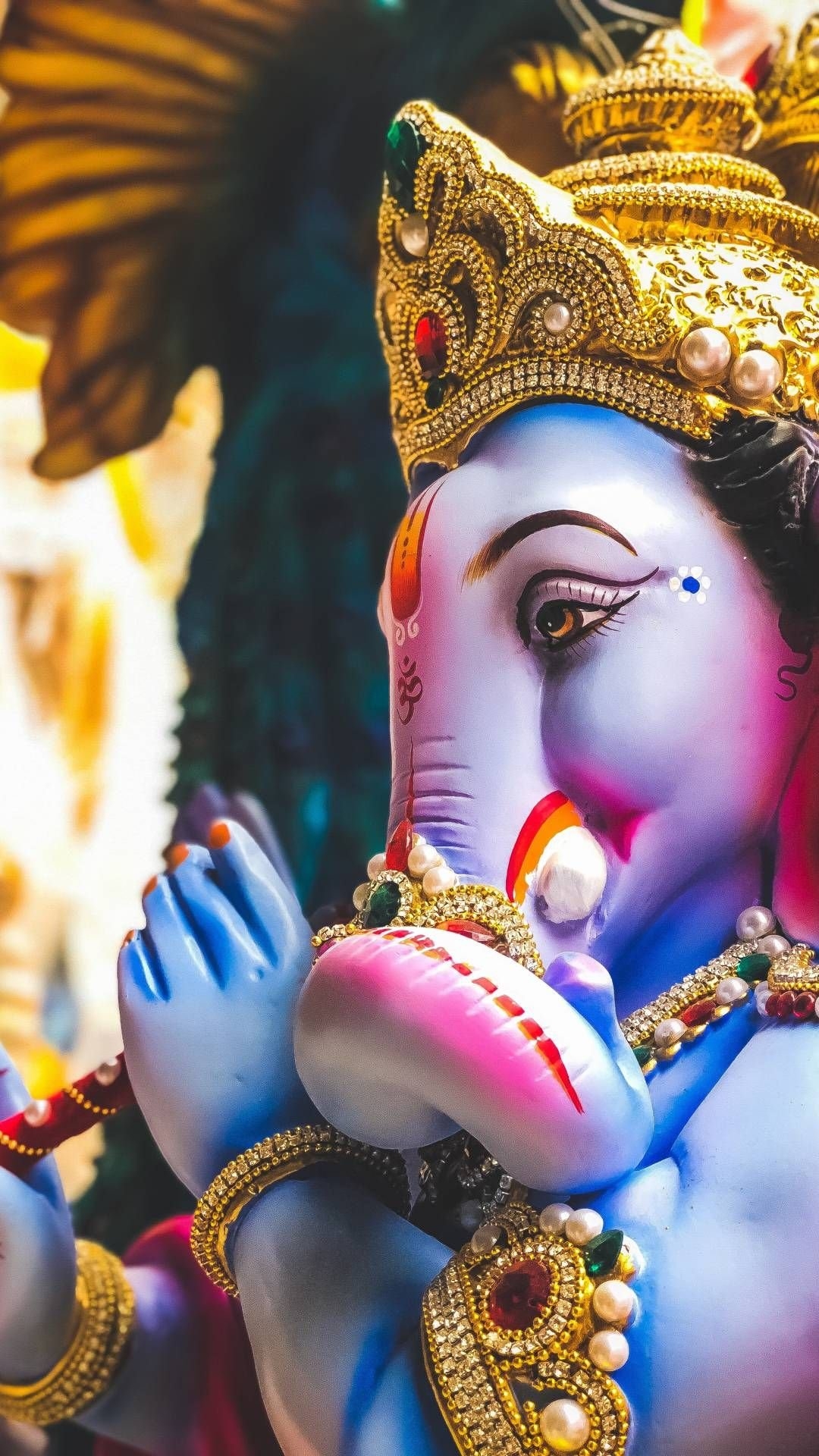 1080x1920 Lord ganesha Wallpaper Download, Phone