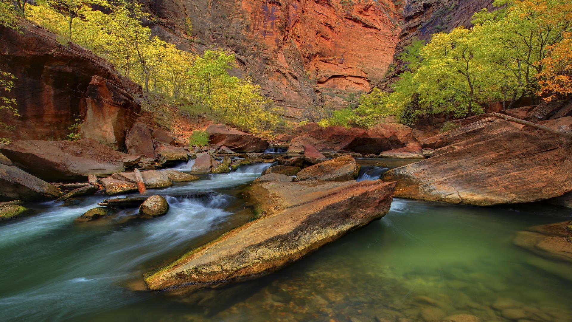 1920x1080 Zion National Park Narrows, Desktop