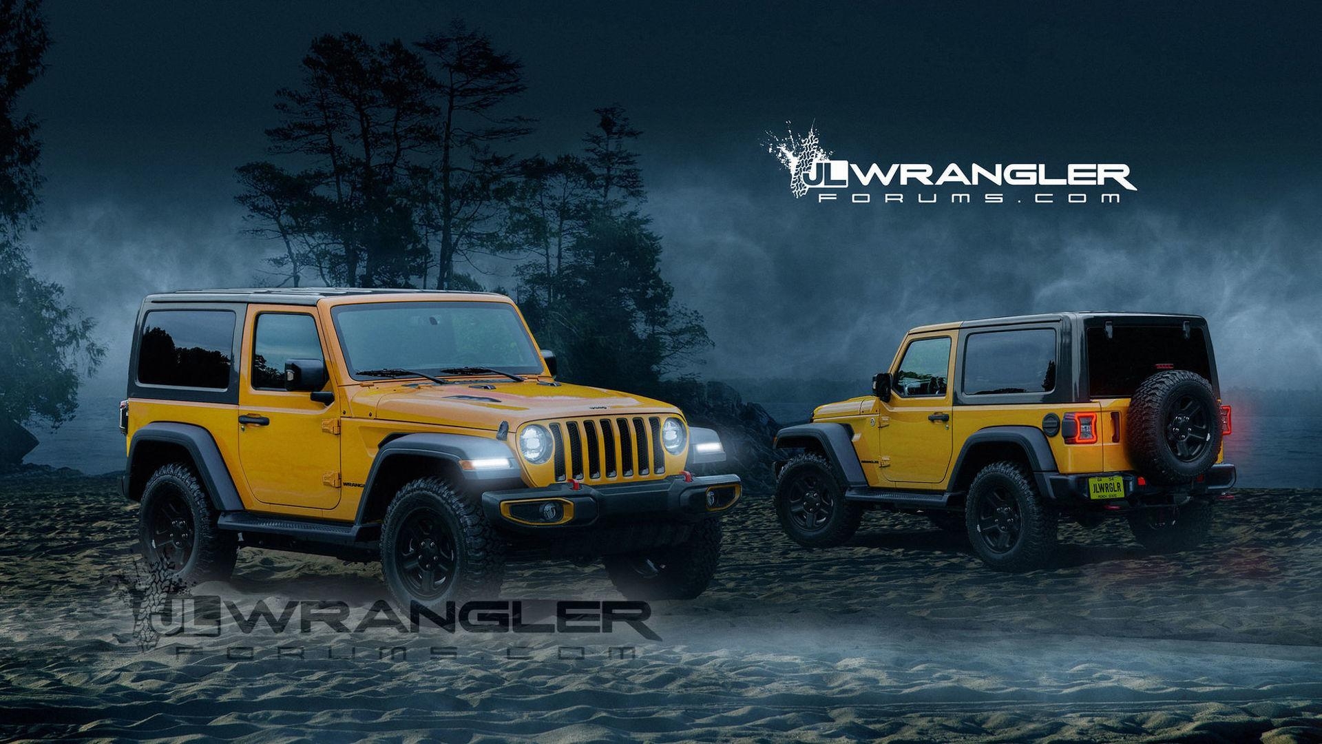 1920x1080 Jeep Wrangler Two Door Rendered With New Cues, Desktop