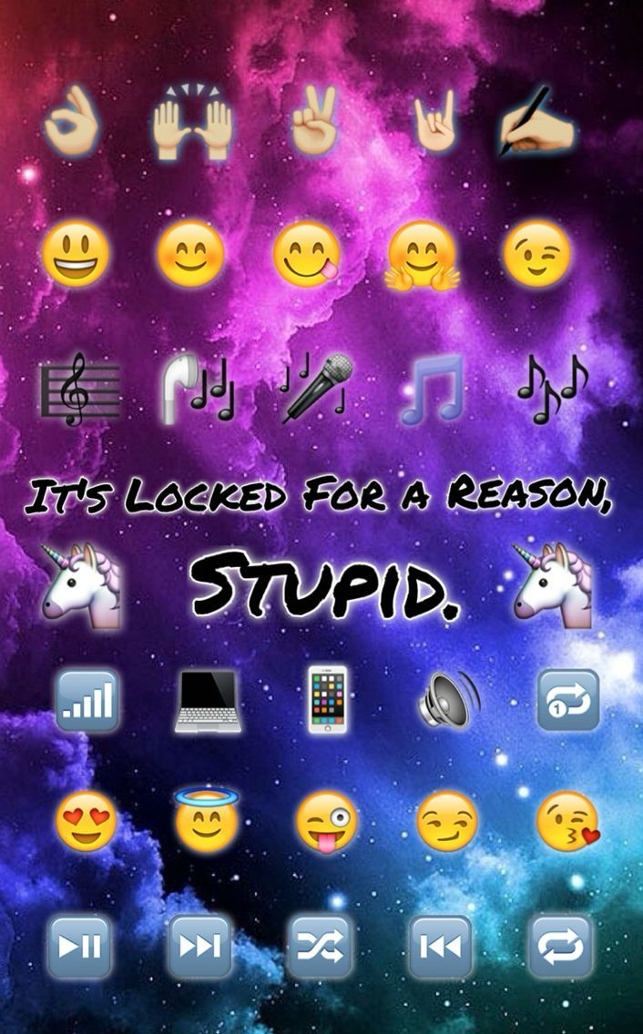 710x1140 Emoji Galaxy Lock Screens's Locked For A Reason Galaxy, Phone