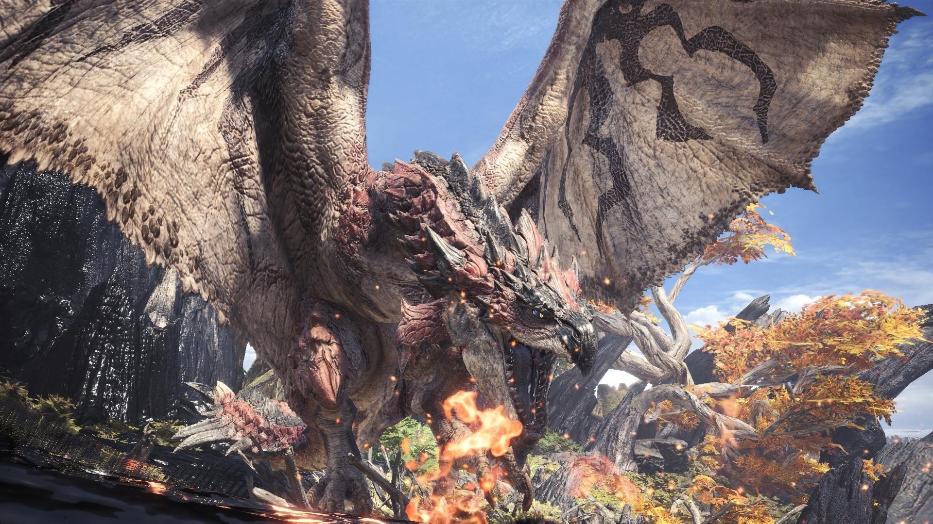 1920x1080 Monster Hunter: World PS4 Beta Features All Weapon Types and Two, Desktop