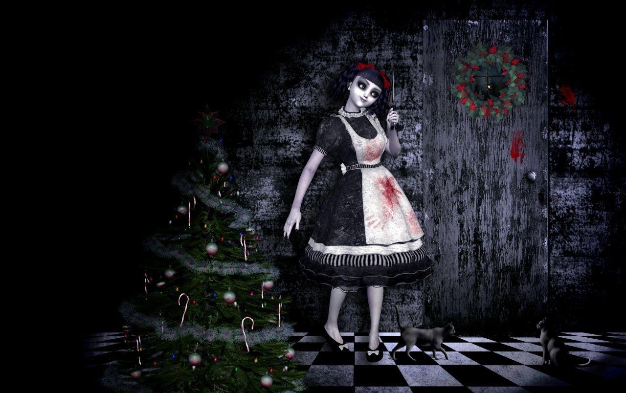 1280x810 Gothic Christmas Wallpaper Free Gothic Christmas Background, Desktop