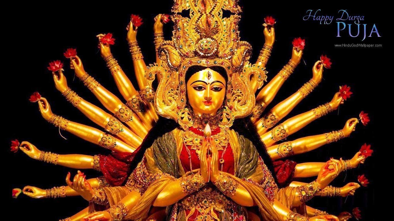 1370x770 Free Durga Puja Wallpaper, Photo, Image Download. Maa Durga, Desktop