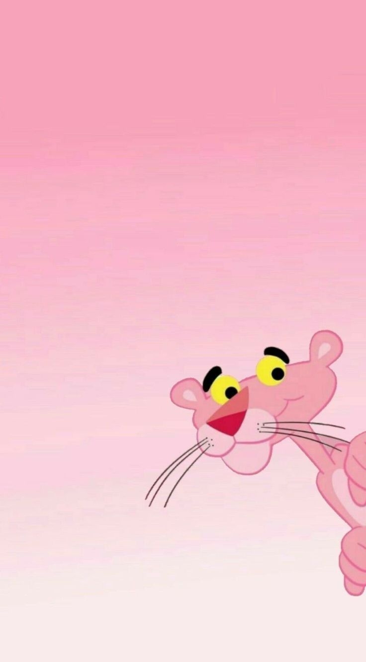 740x1340 Cute Pink Panther Cartoon Wallpaper, Phone