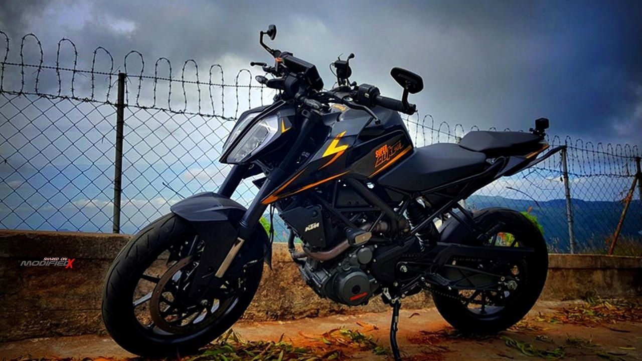 1280x730 Modified New KTM Duke *** **** Gloss Black. Ktm duke, Ktm, New ktm, Desktop