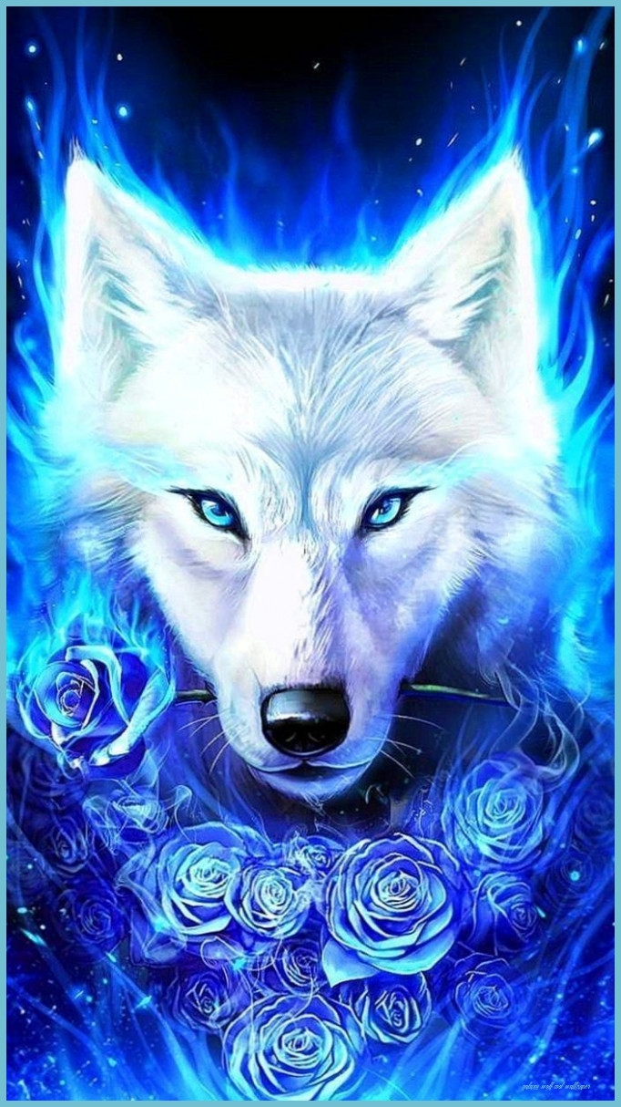 690x1220 Cool Blue Wolf Wallpaper Free Cool Blue Wolf Background Wolf Cool Wallpaper, Phone