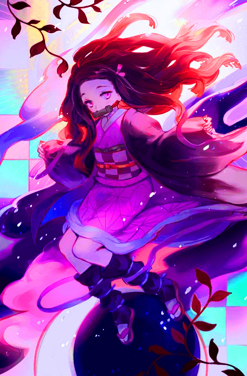 790x1200 Nezuko Wallpaper, Phone