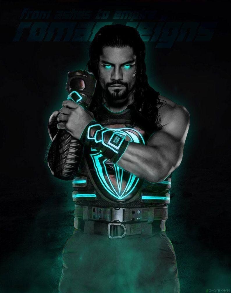 800x1010 Cartoon Wallpaper Roman Reigns, Phone