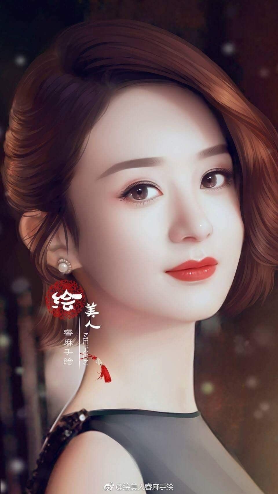 960x1710 赵丽颖. Chinese art girl, Beautiful girl face, Lovely girl image, Phone