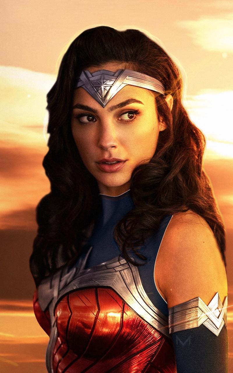 800x1280 Download 2019 Movie, Wonder Woman Gal Gadot, Art Wallpaper, 800x Samsung Galaxy Note GT N Meizu MX 2, Phone