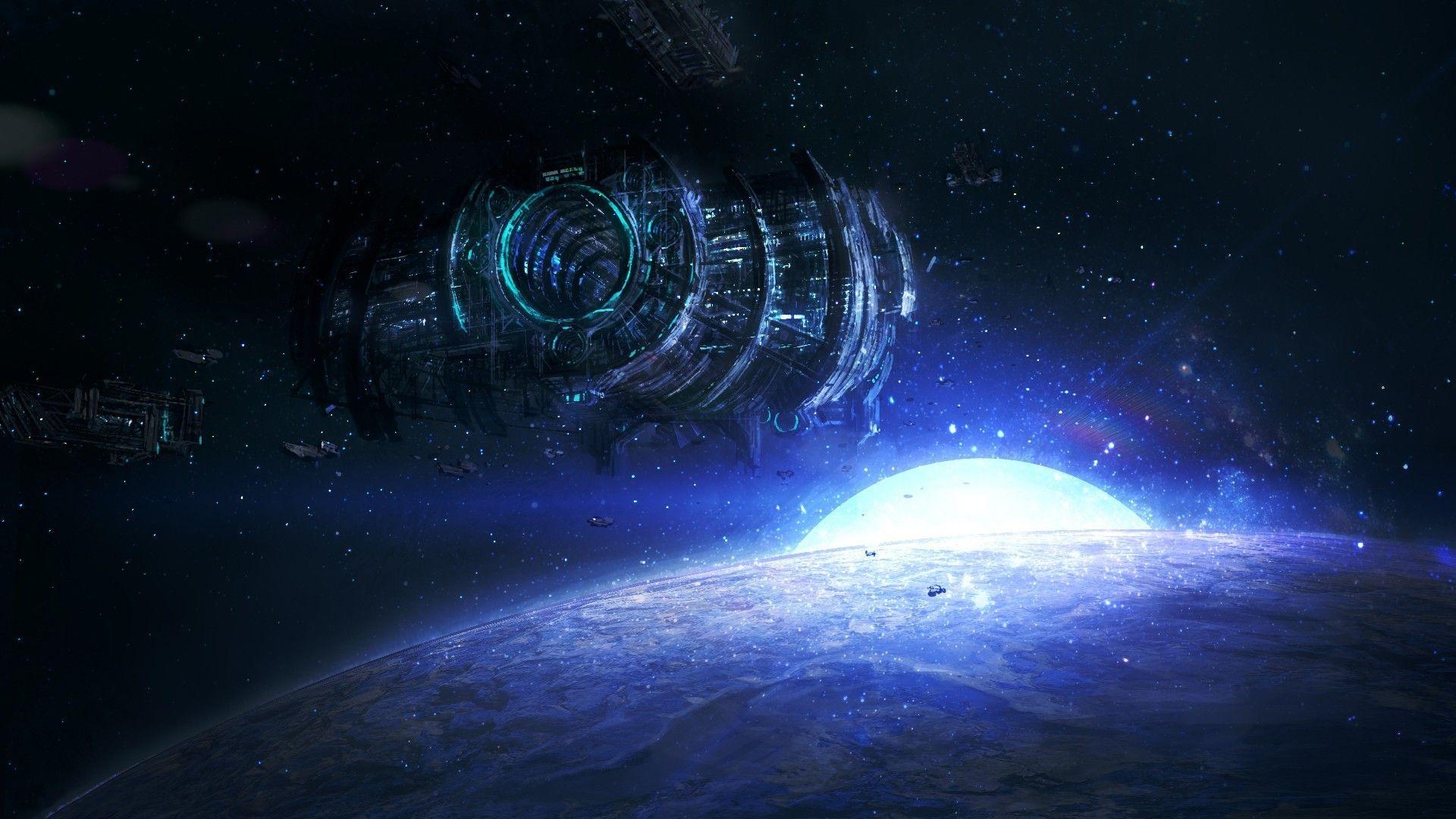 1920x1080 Space Station HD Wallpaper, Desktop