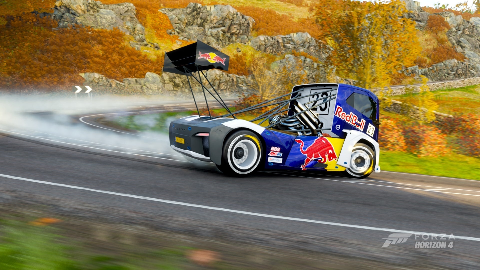 1920x1080 Volvo truck drifting: forza, Desktop