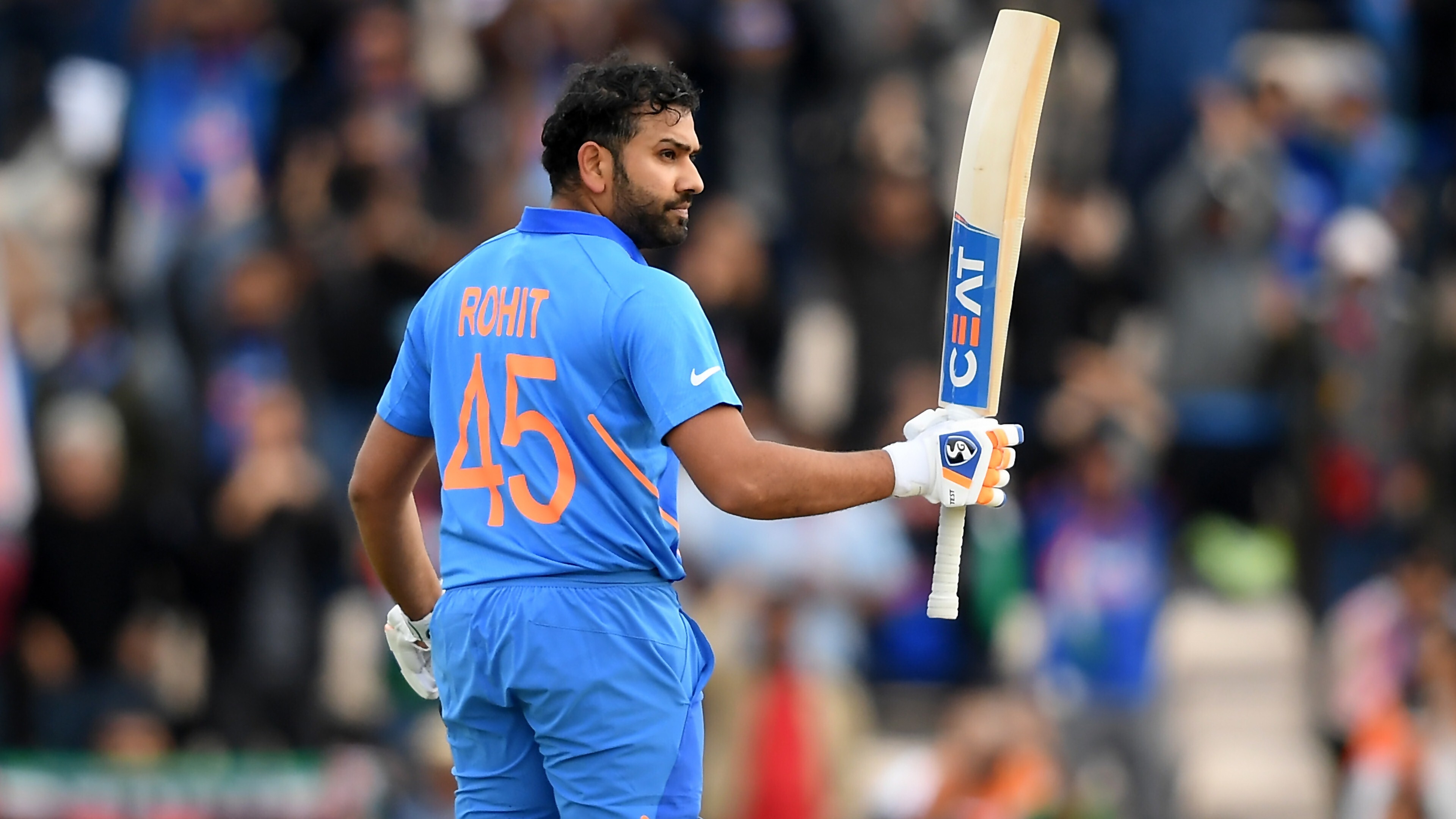 3840x2160 Rohit Sharma in Cricket World Cup 2019 4K Photo, Desktop