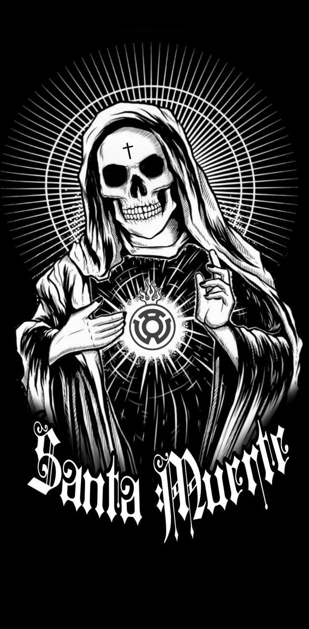 630x1280 Santa Muerte wallpaper, Phone