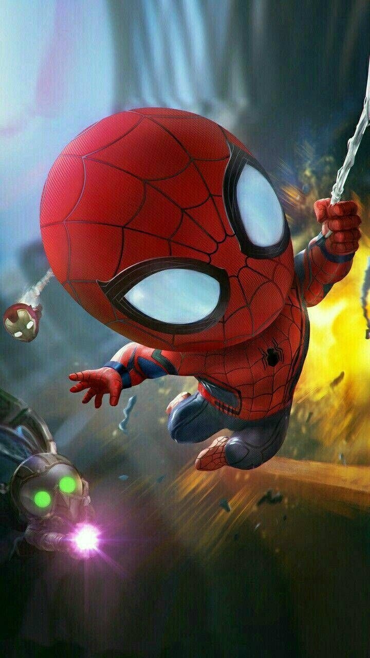 720x1280 Download spiderman wallpaper by Weekmomos now. Browse millions of popular avengers W. Avengers wallpaper, Chibi marvel, Marvel spiderman art, Phone