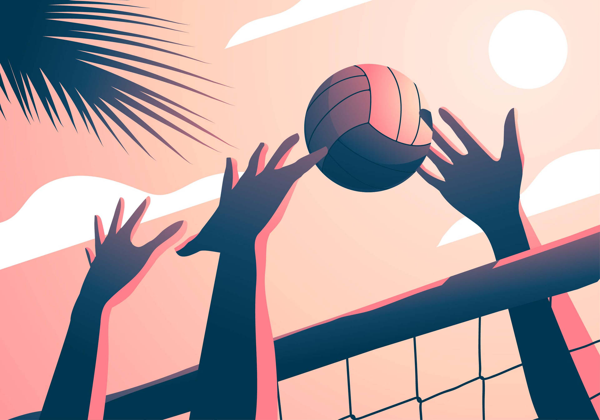 1920x1350 Volleyball Aesthetic Wallpaper, Desktop