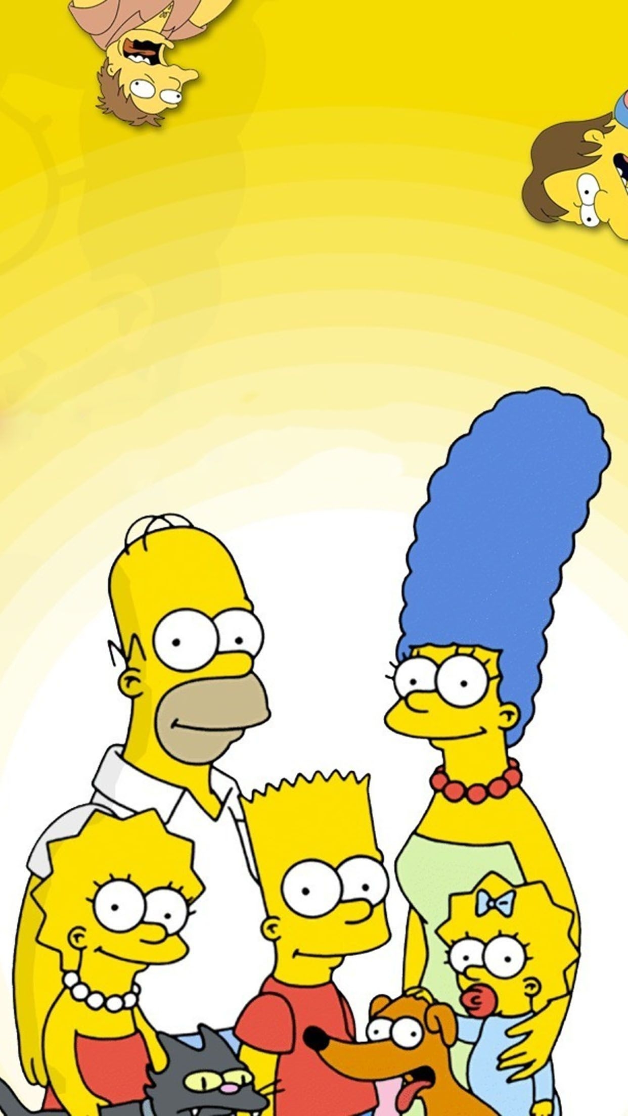 1250x2210 Simpsons Family Wallpaper for iPhone Pro Max, X, 6, Phone