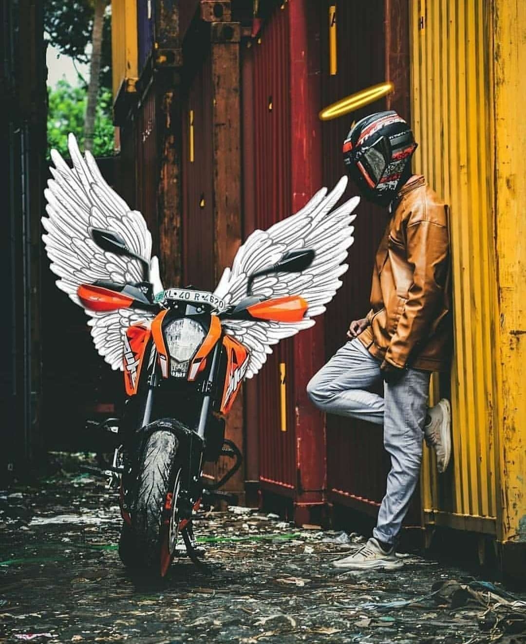 1080x1330 Ktm Duke 200 3D Wallpaper, Phone