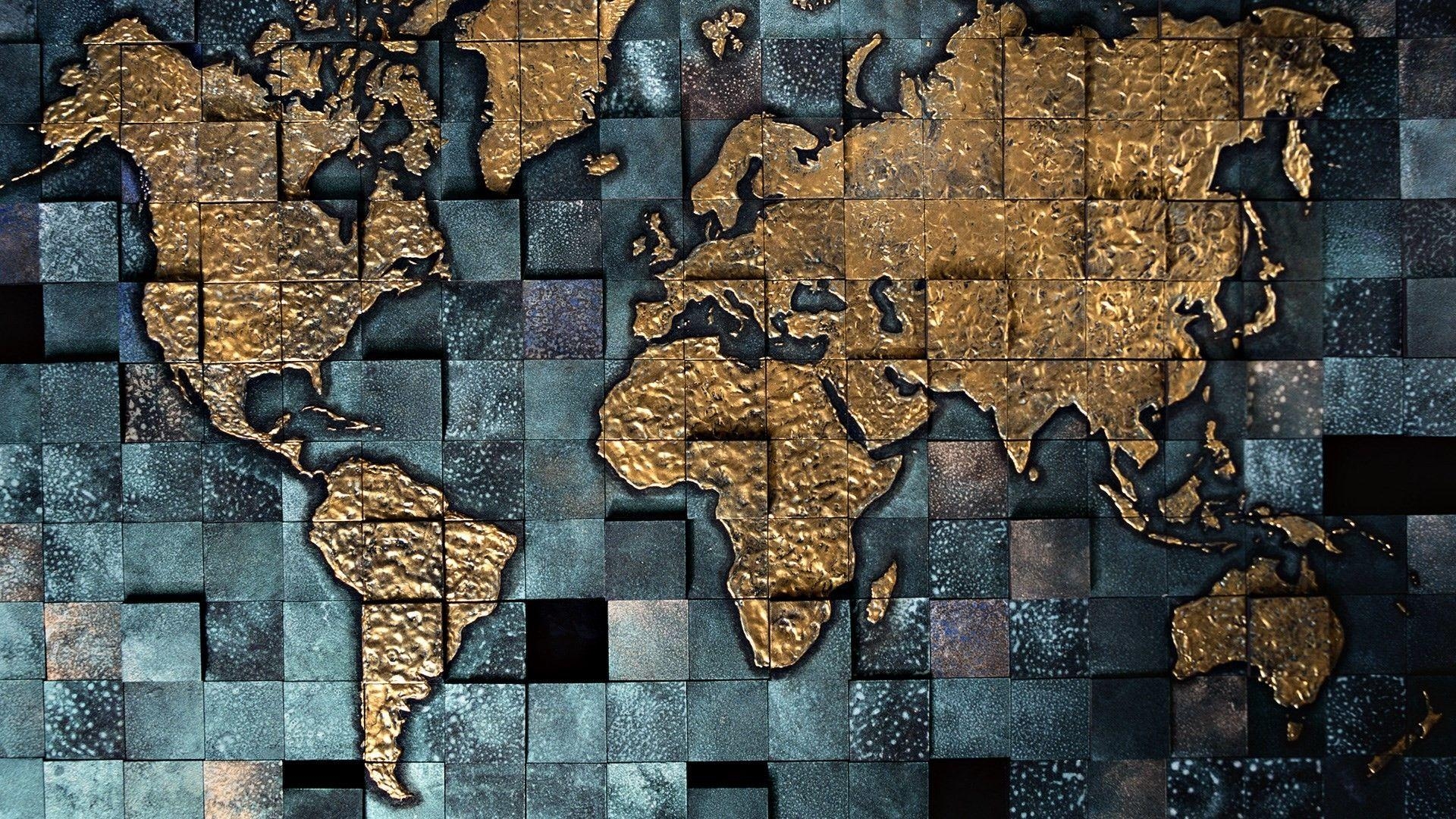 1920x1080 World Map Desktop Wallpaper, Desktop