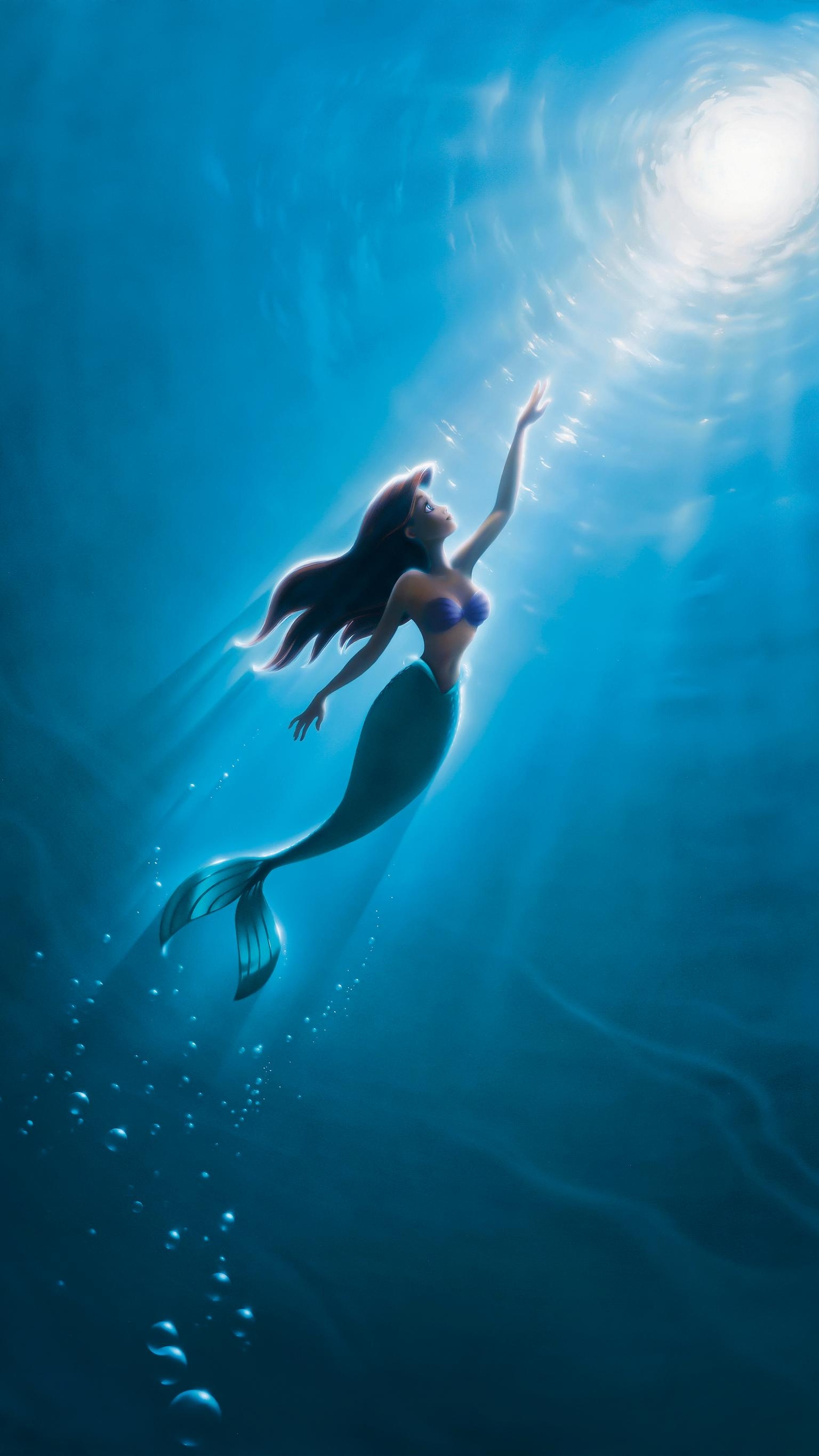 1540x2740 Little Mermaid Wallpaper Free Little Mermaid Background, Phone