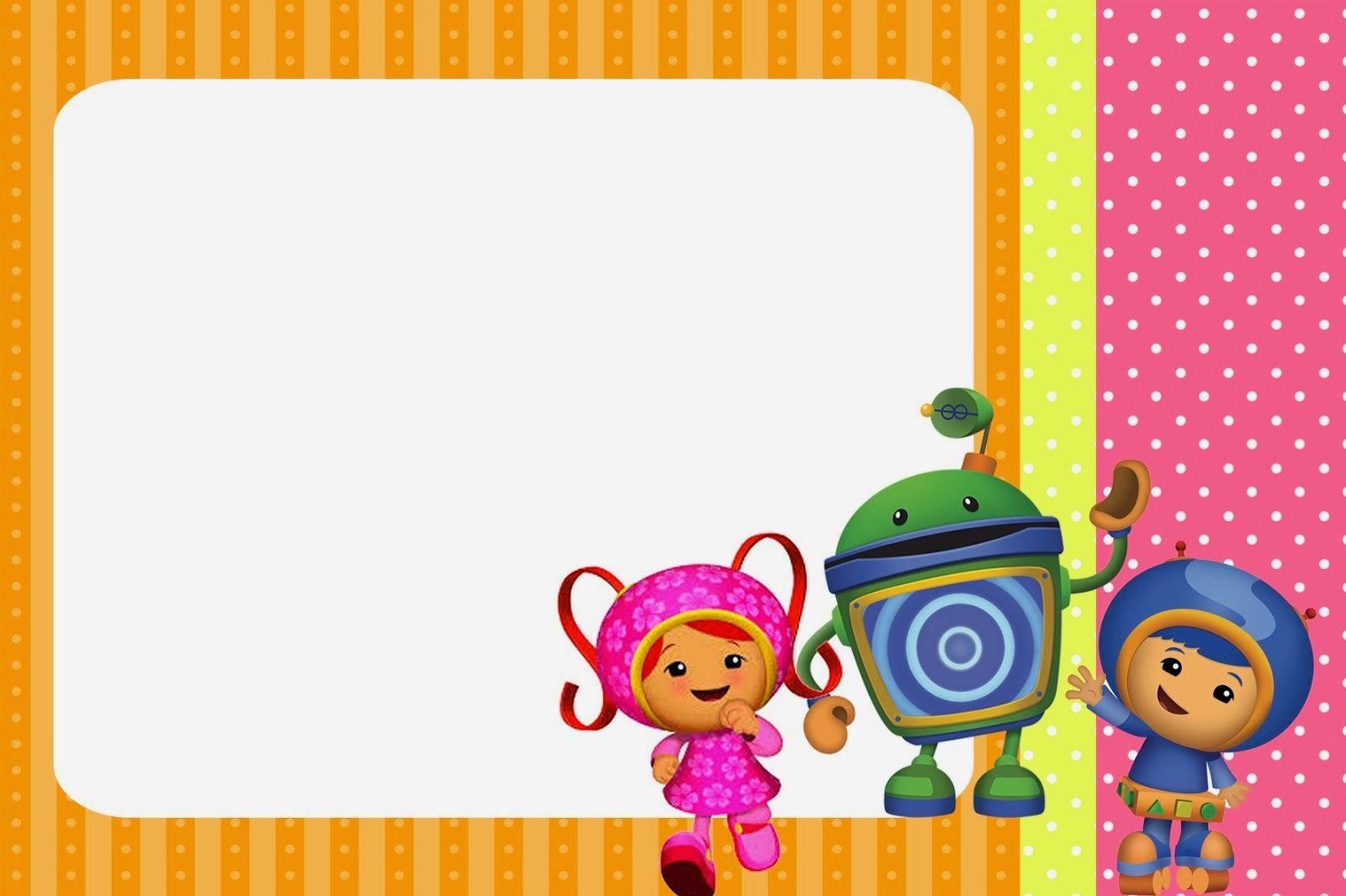 1600x1070 Umizoomi: Free Party Printables, Image and Invitations, Desktop