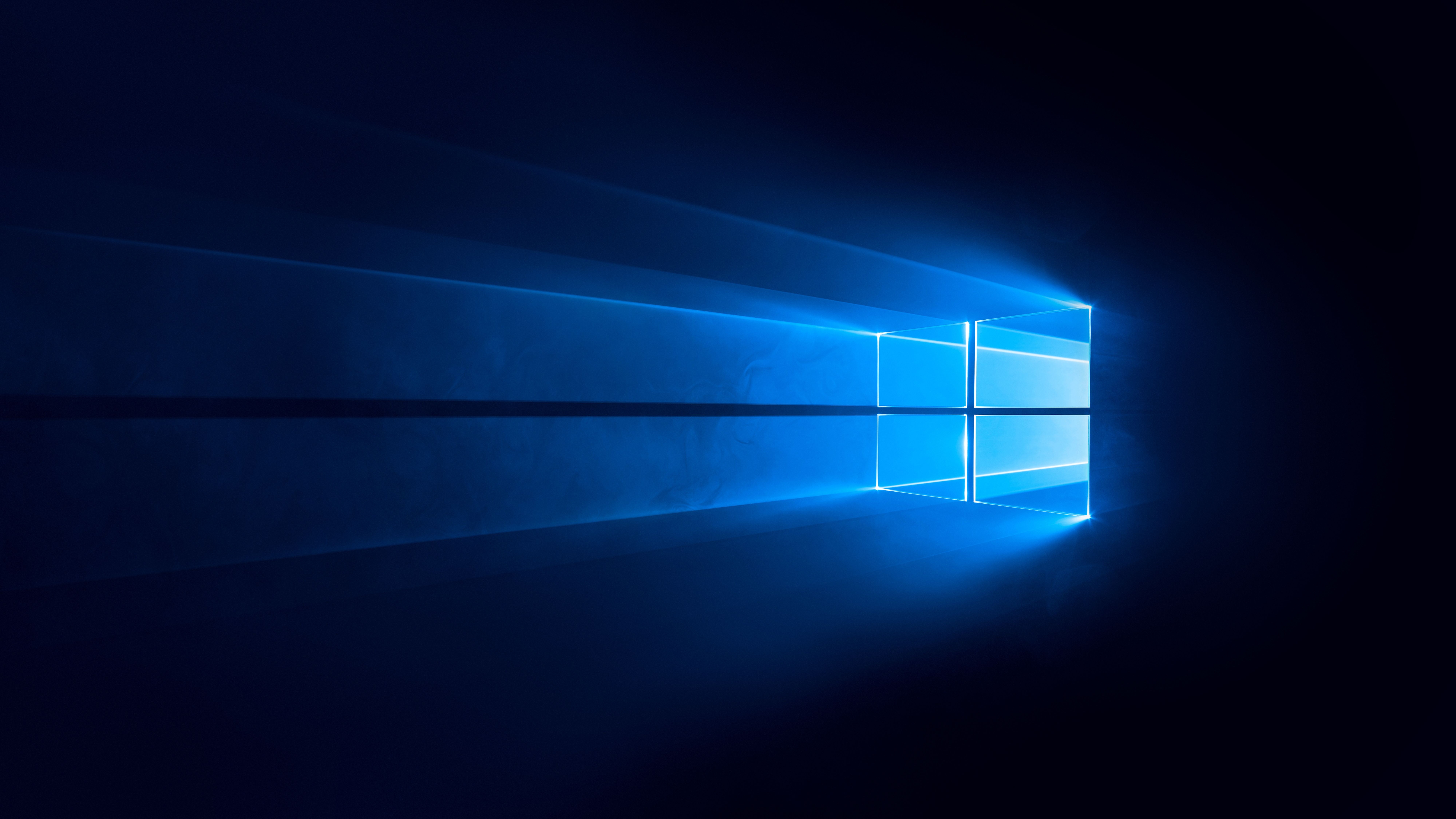 8000x4500 Windows 10 Wallpaper 4K, Dark, Blue background, 5K, 8K, Technology, Desktop