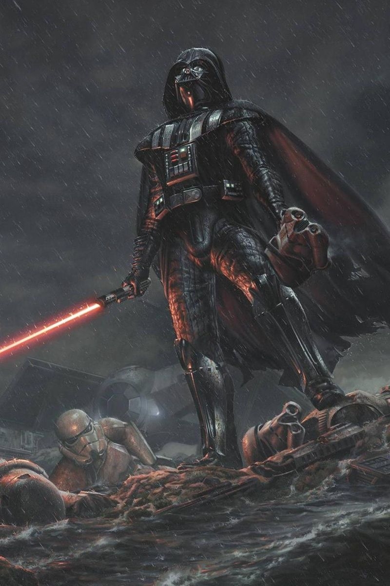 800x1200 Wallpaper Star Wars, Darth Vader, Art, Rain Wars iPhone Wallpaper 4k, Phone