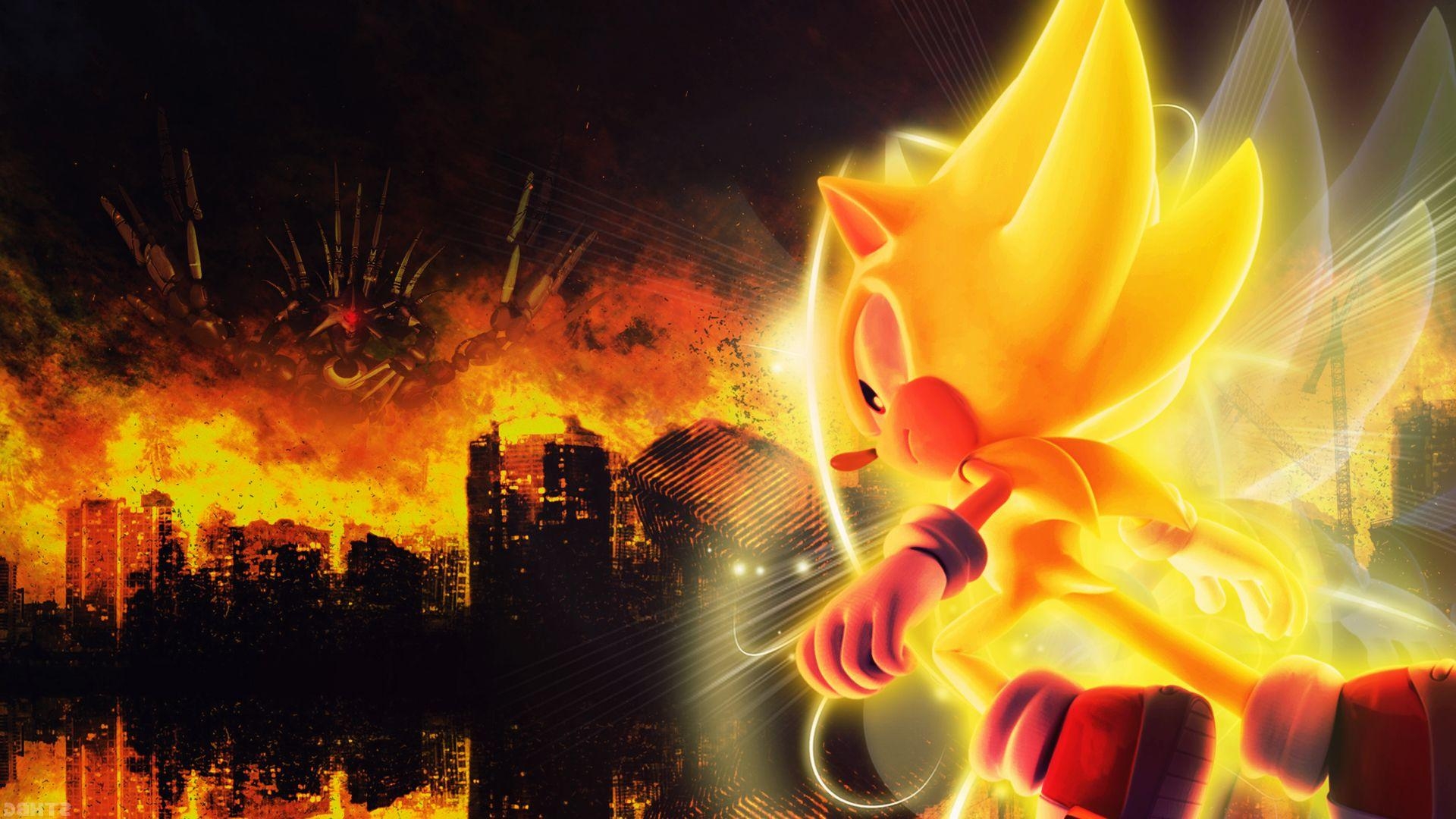 1920x1080 Super Sonic The Hedgehog Wallpaper, Desktop