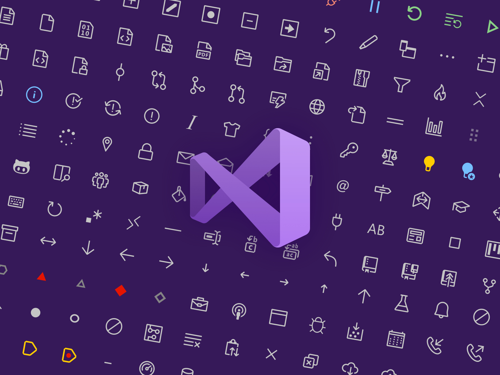 1600x1200 Visual Studio Code Icon, Desktop