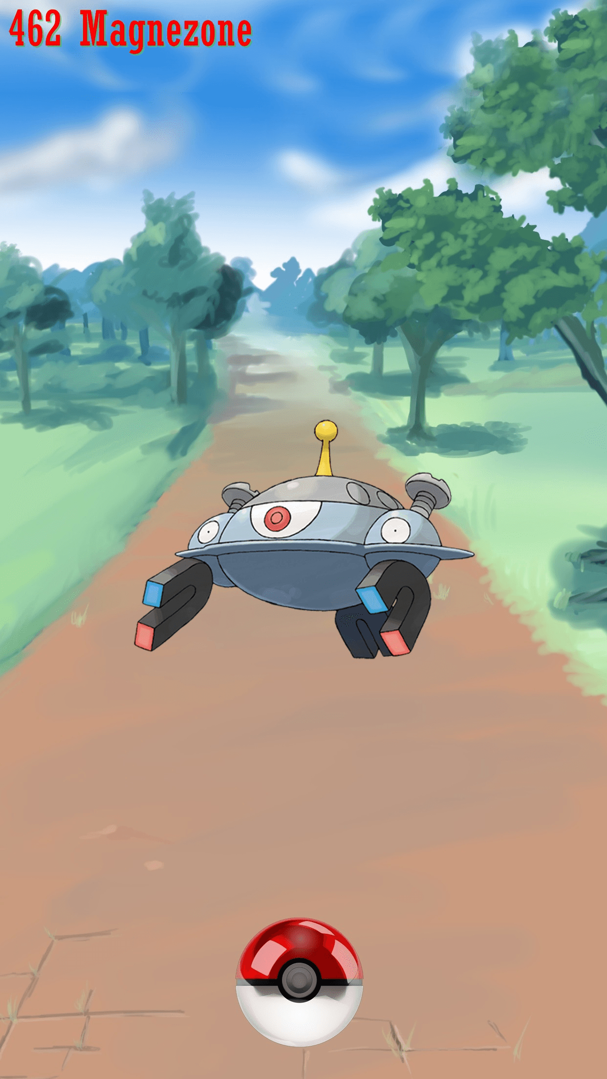 1250x2210 Street Pokeball Magnezone, Phone