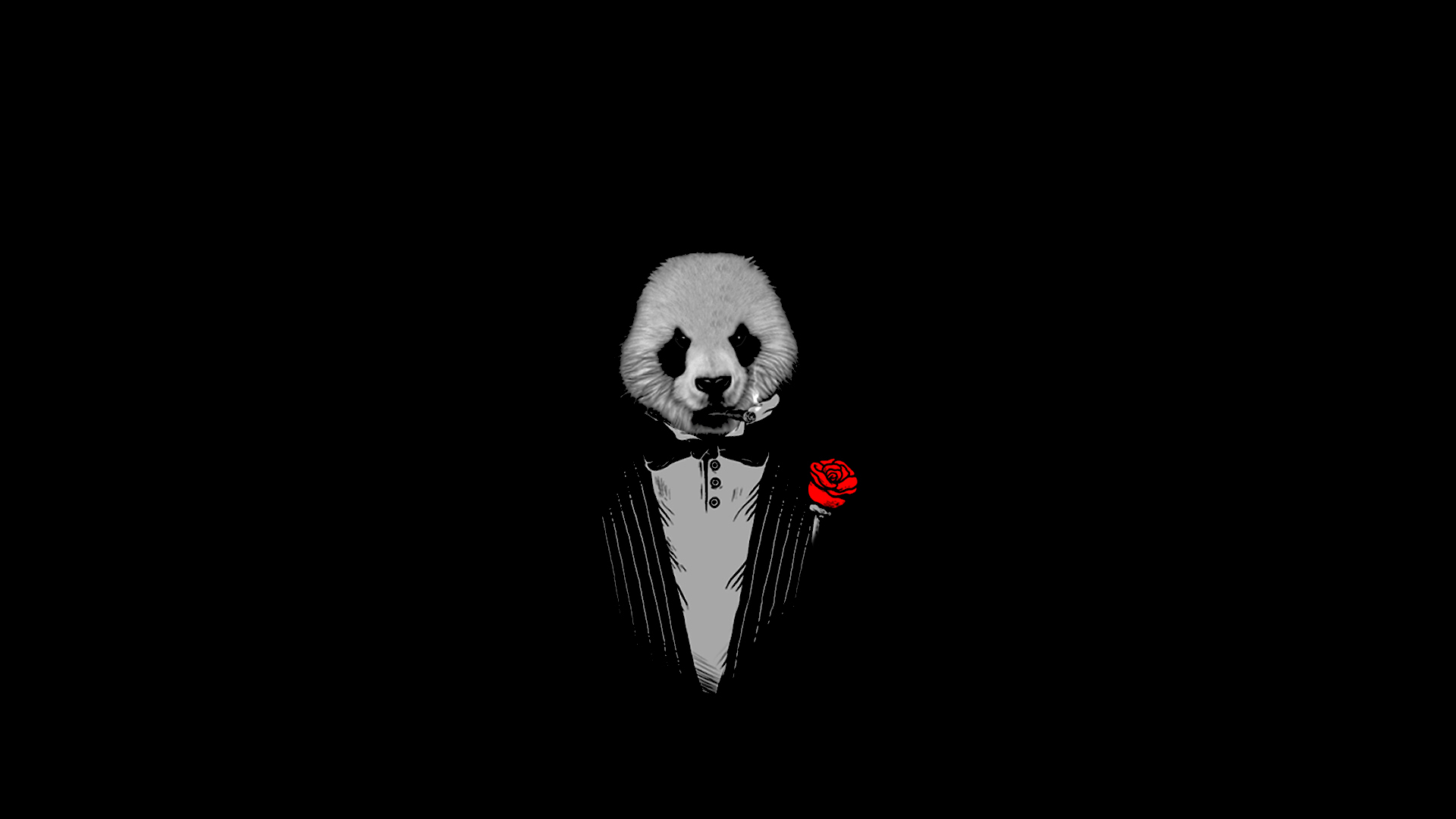 1920x1080 panda, The Godfather, black Gallery HD Wallpaper, Desktop