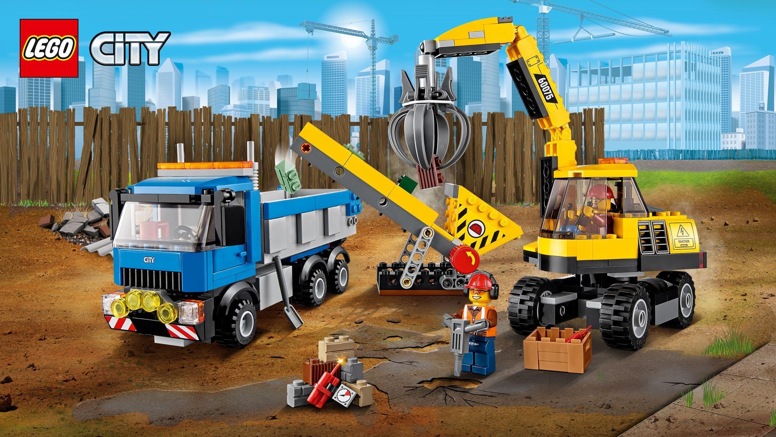 2560x1440 Excavator and Truck® City Activities, Desktop