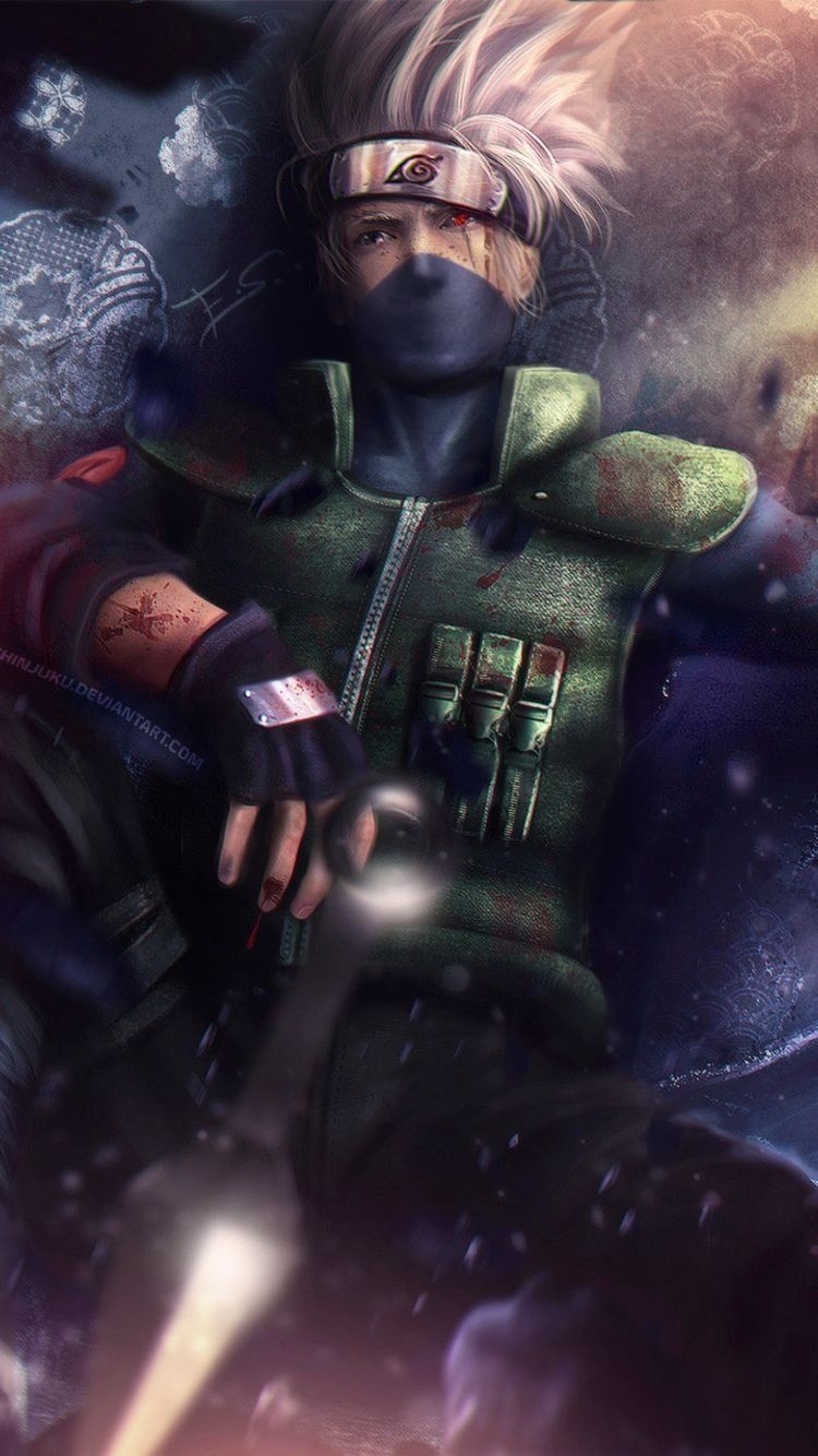 750x1340 Kakashi Wallpaper 4k iPhone, Phone