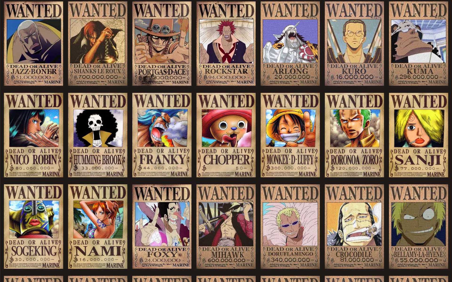 1920x1200 One piece HD wallpaper of the Pirates, Desktop