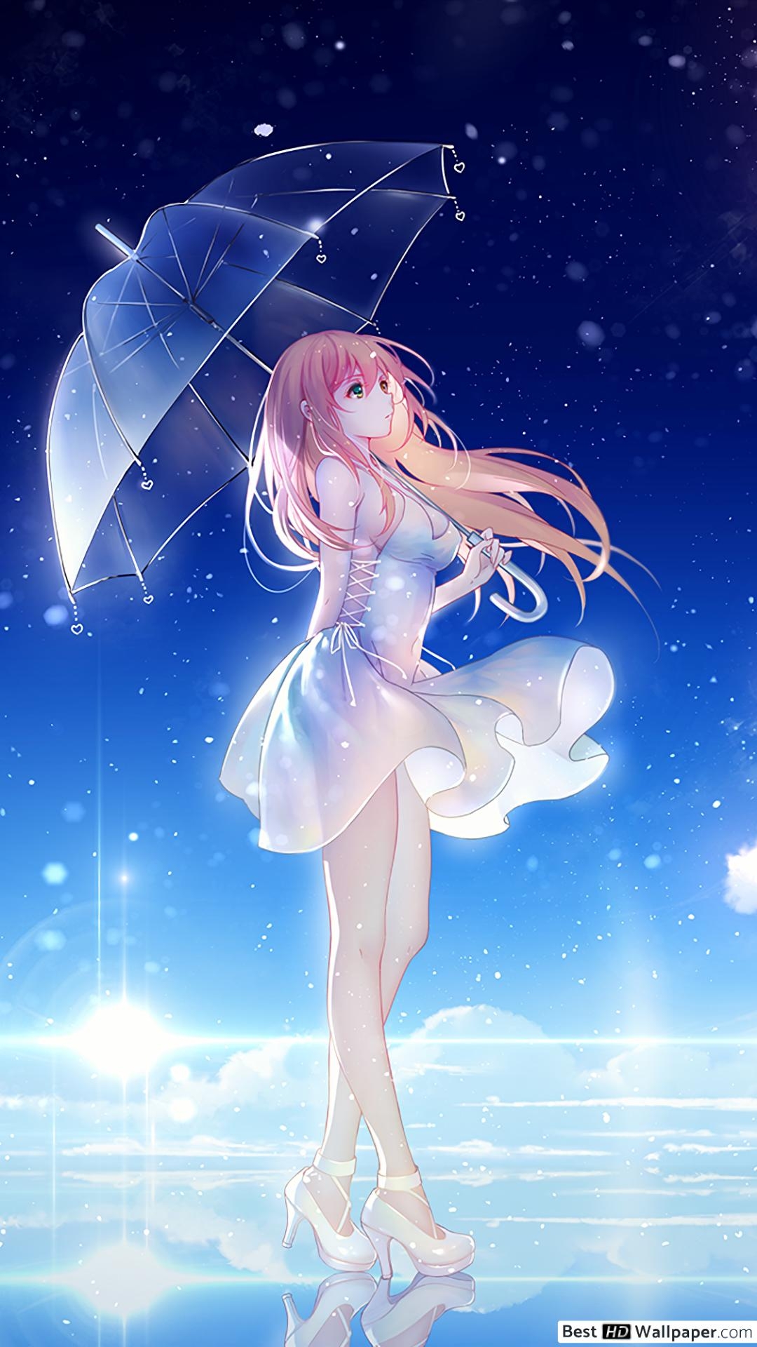 1080x1920 Beautiful Anime Girl Wallpaper iPhone, Phone